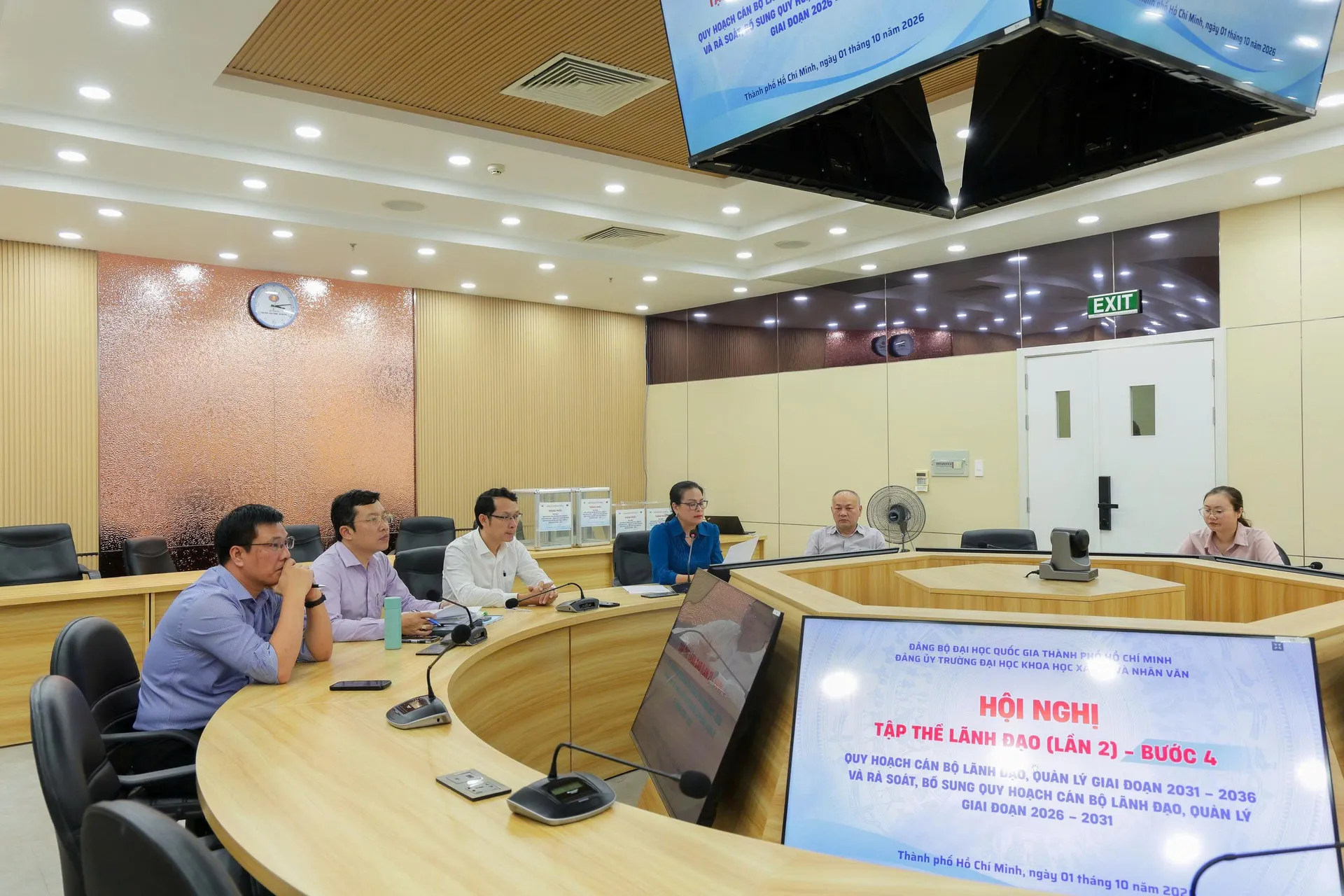 Đảng ủy Trường tổ chức các hội nghị về công tác quy hoạch cấp ủy và cán bộ lãnh đạo, quản lý