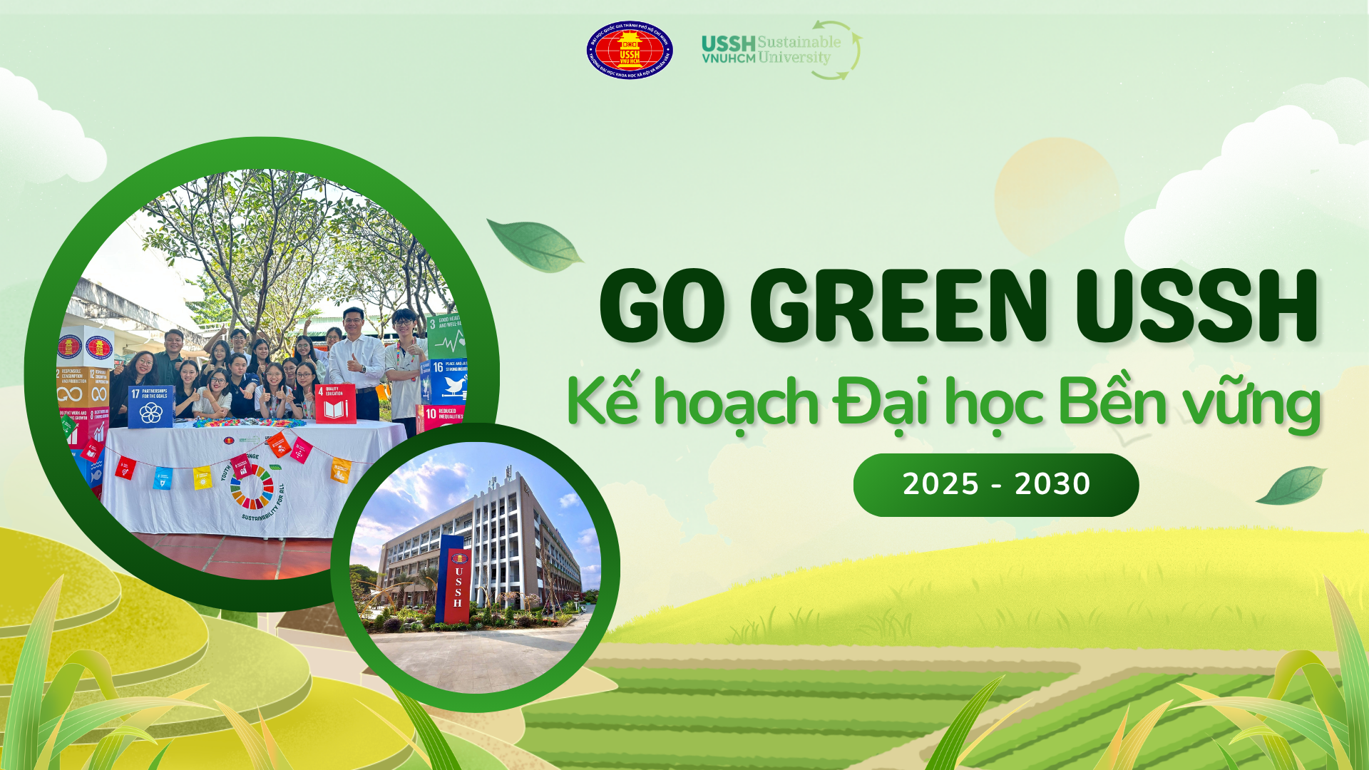 Go Green USSH: Kế hoạch phát triển Đại học bền vững
