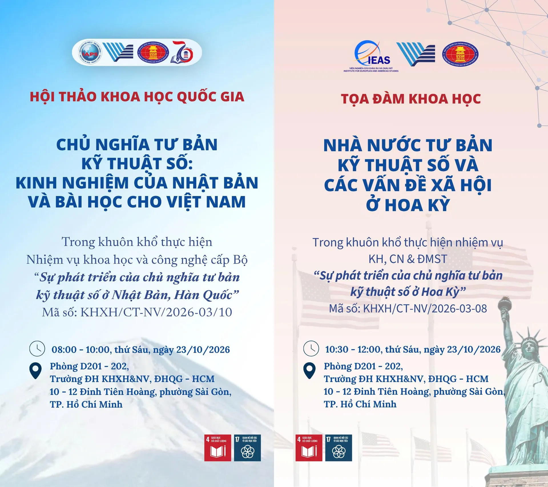 National Scientific Conference “Digital Capitalism: Japan's Experience and Lessons for Vietnam” & Domestic Scientific Seminar “Digital Capitalist State and Social Issues in the United States”