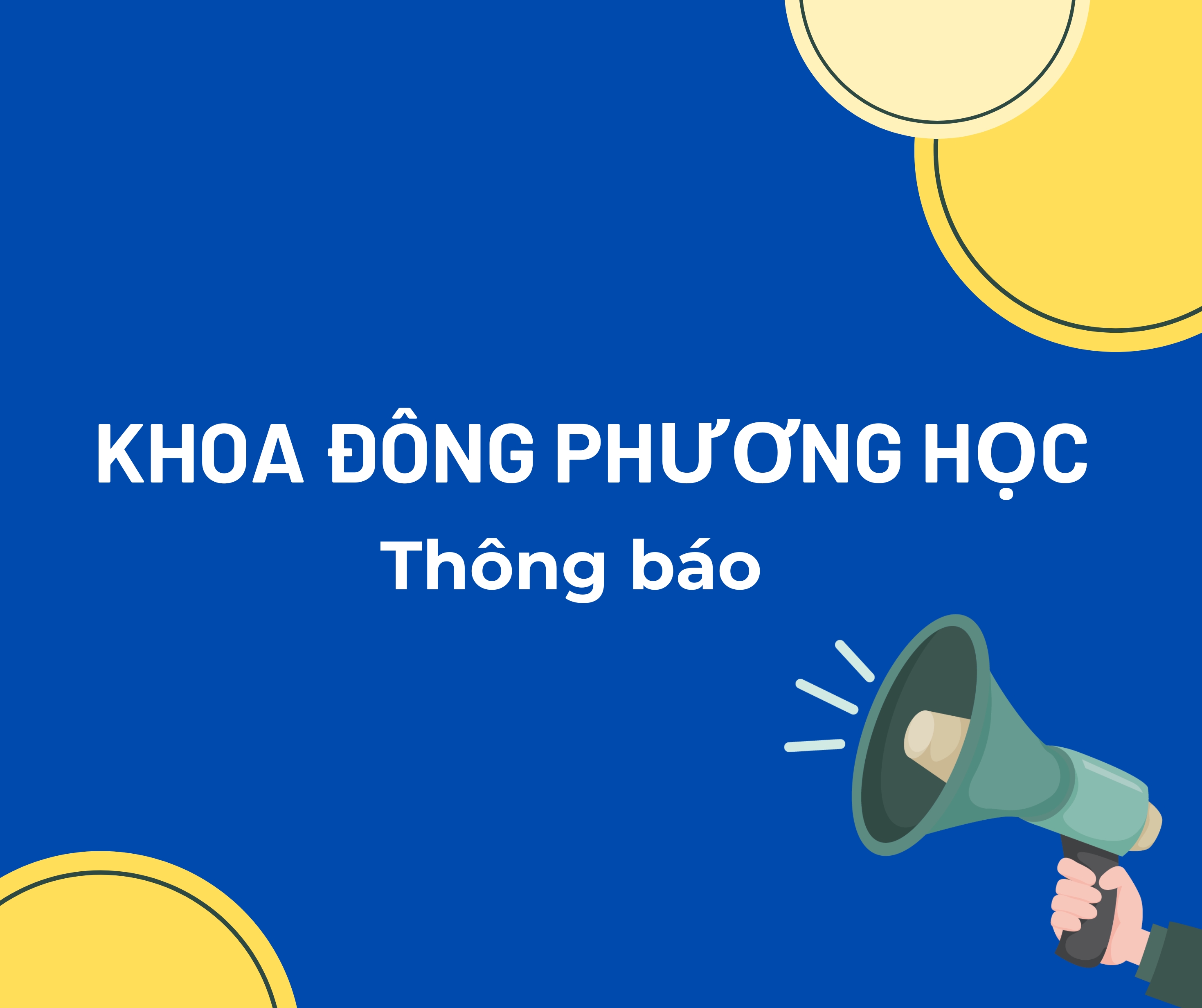 Chúc mừng tân Sinh viên đến với ngành Đông Phương học và ngành Nhật Bản học