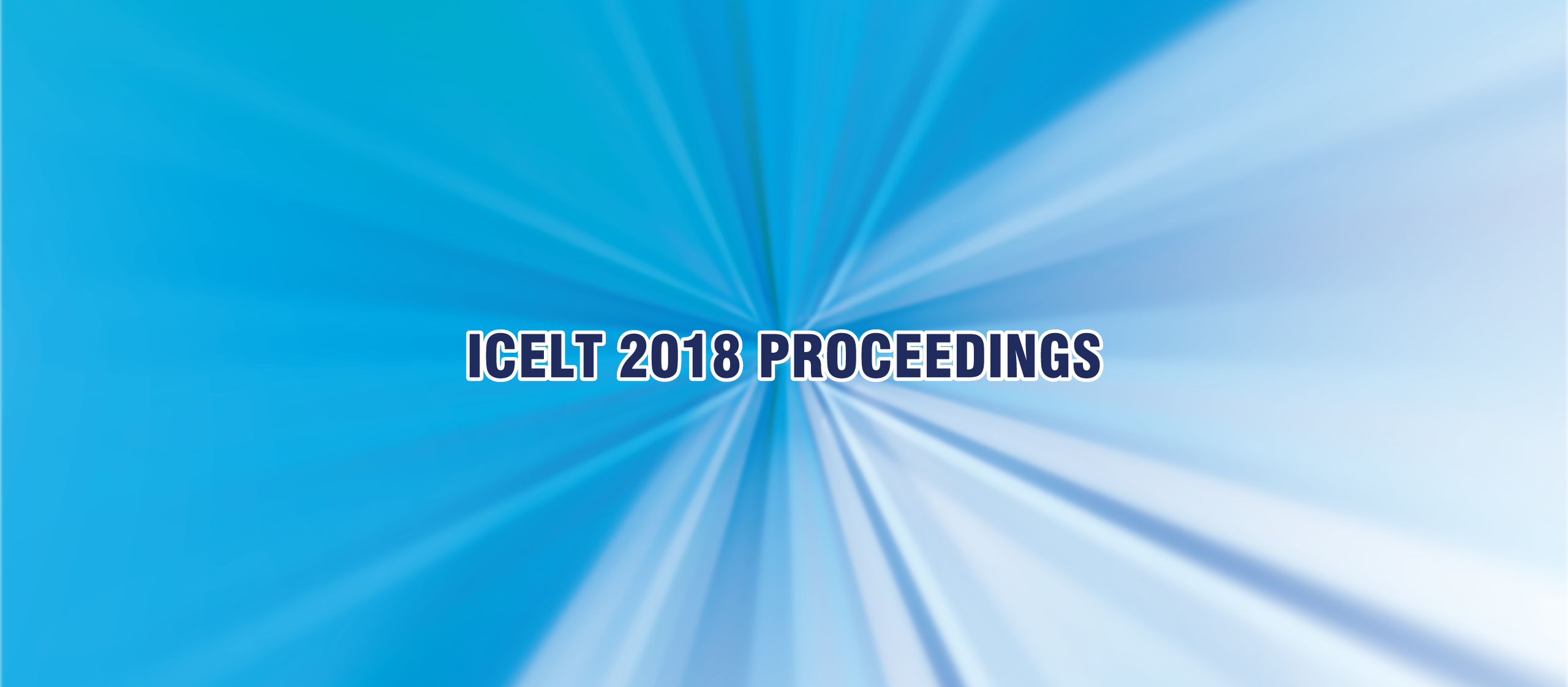 ICELT 2018 Proceedings