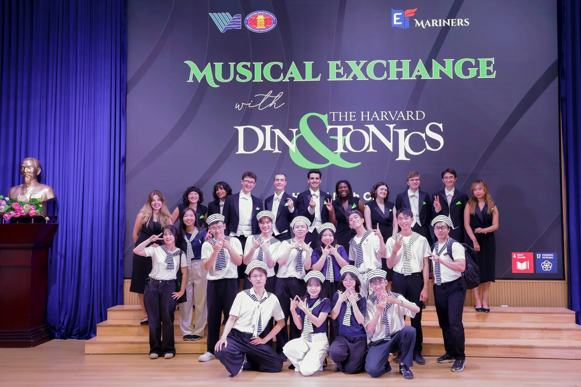 The Harvard Din & Tonics and EF Mariners - the musical bridge at USSH