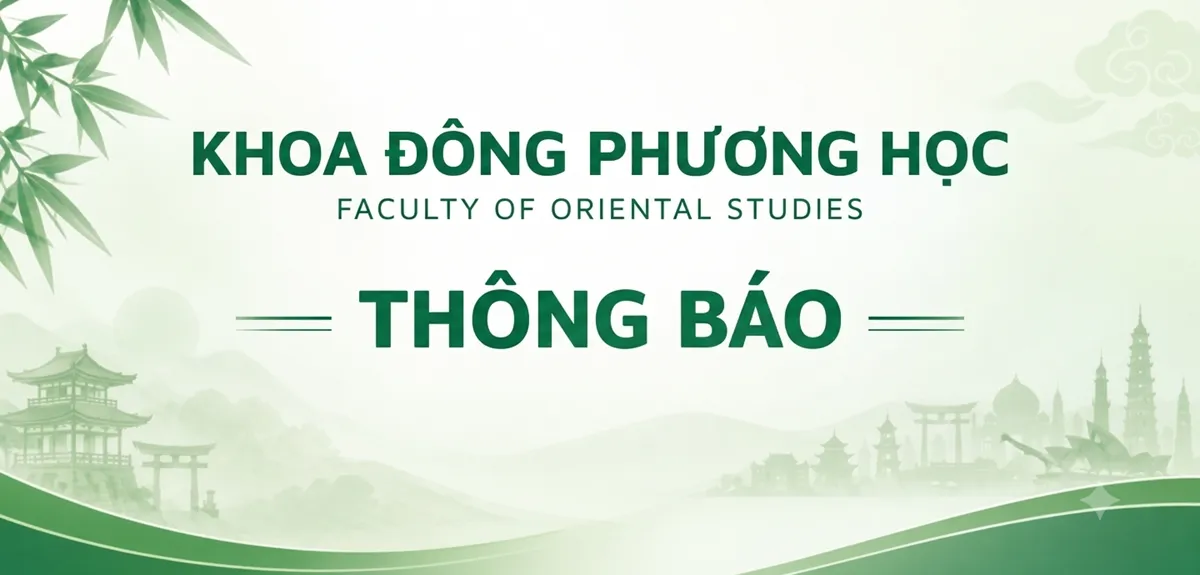 Thông báo về chương trình trao đổi sinh viên với Kansai University of International Studies, Nhật Bản kỳ xuân năm 2027